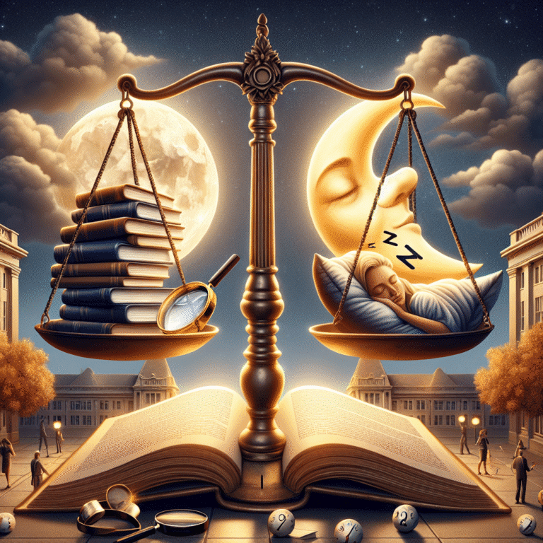 balancing studies and sleep: essential strategies for college success