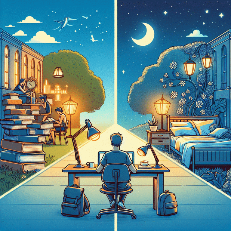 Balancing Sleep and Study: Strategies for College Success