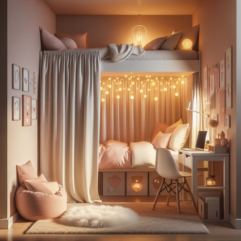 How to create a cozy sleep nook in your dorm