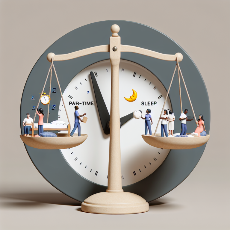 managing part-time jobs and sleep: finding the right balance