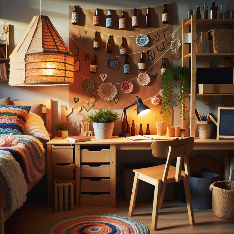 budget-friendly DIY projects for a restful dorm room