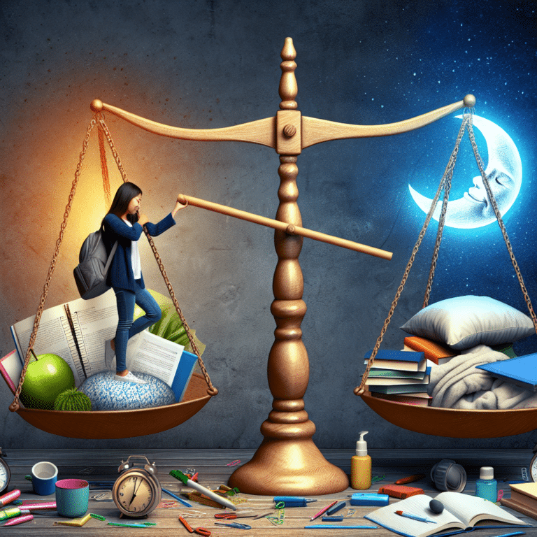 Balancing Studies and Sleep: A College Student's Guide